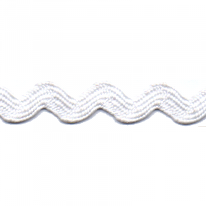 White Rick Rack 1020027 (3/8")