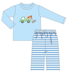 632CM-Long-Sleeve-Applique-T-Shirt-and-Pants-Boy-Set